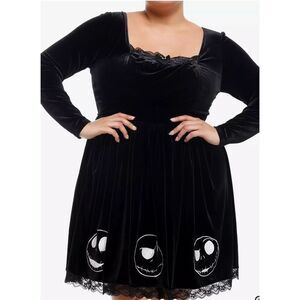 Her Universe The Nightmare Before Christmas Jack Velvet Dress Plus Size 2